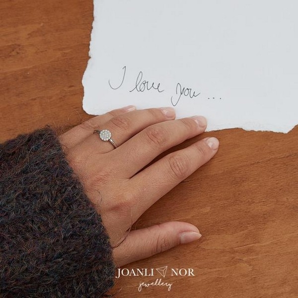 Joanli Nor -ANNIENOR ring zirkon-plade sølv 10450470948
